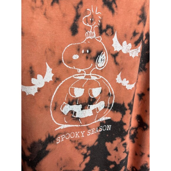 Urban Outfitters Desert Dreamer OS Peanuts Snoopy Halloween Orange T-Shirt NWT - Picture 2 of 7